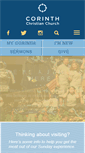 Mobile Screenshot of corinthchristian.org